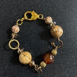 Gold Beaded Bracelet